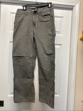 Schmidt Men's Gray Utility Work Pants - Casual Durable Style 30x30
